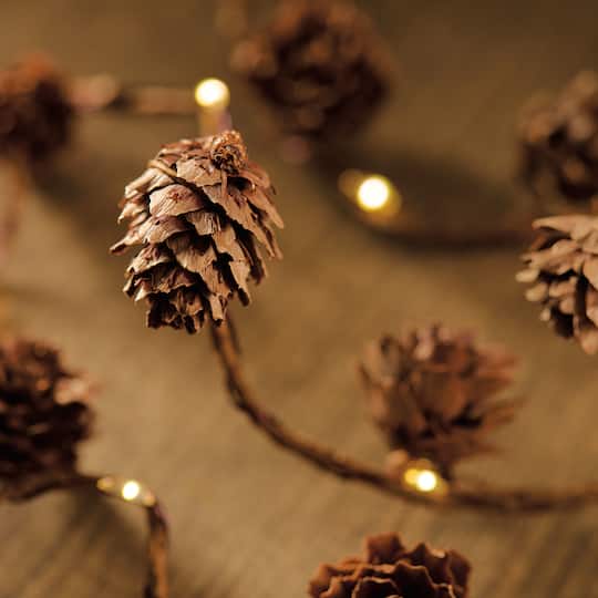 18ct. Pinecones LED String Lights by Ashland®